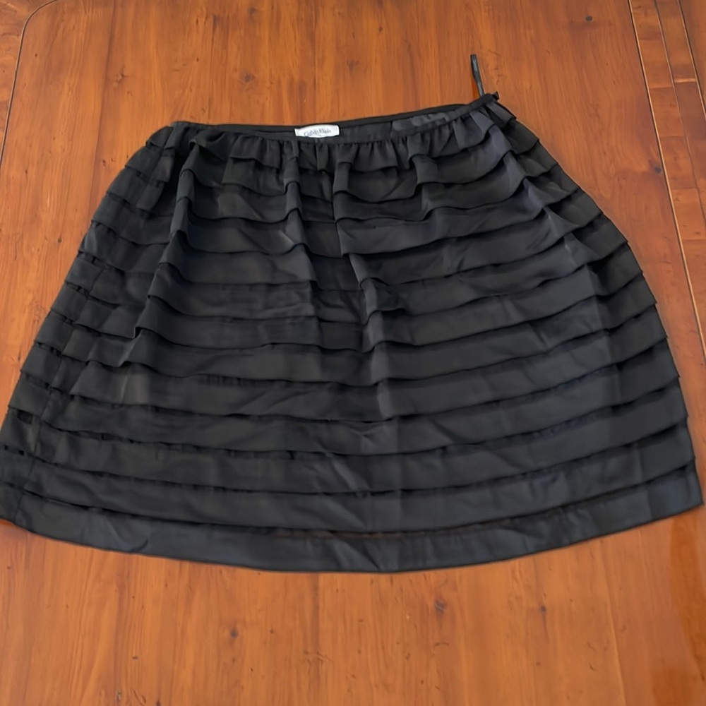 Calvin Klein lined black skirt new with tags size 10